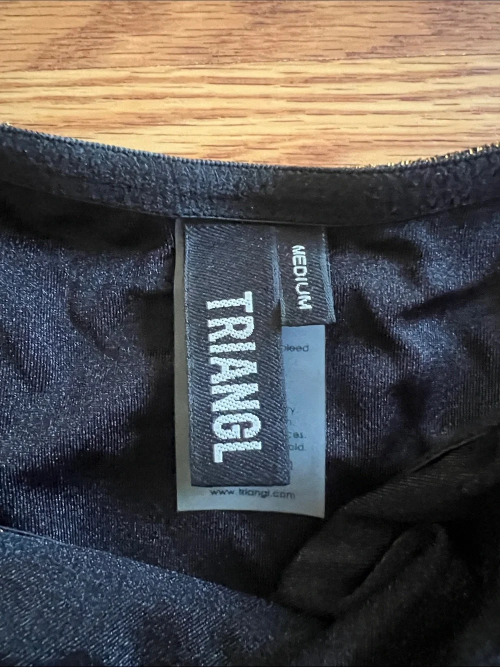 TRIANGL Black Swimwear - Medium